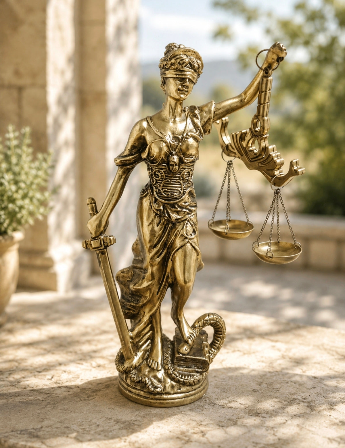 LA DEA DELLA GIUSTIZIA (20cm)