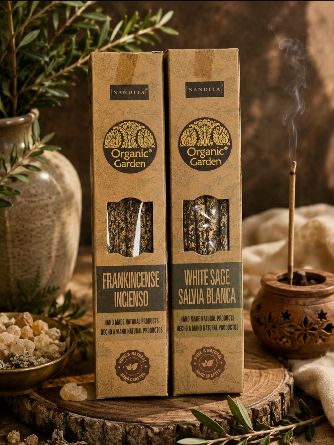 INCENSO SMUDGE ORGANIC GARDEN