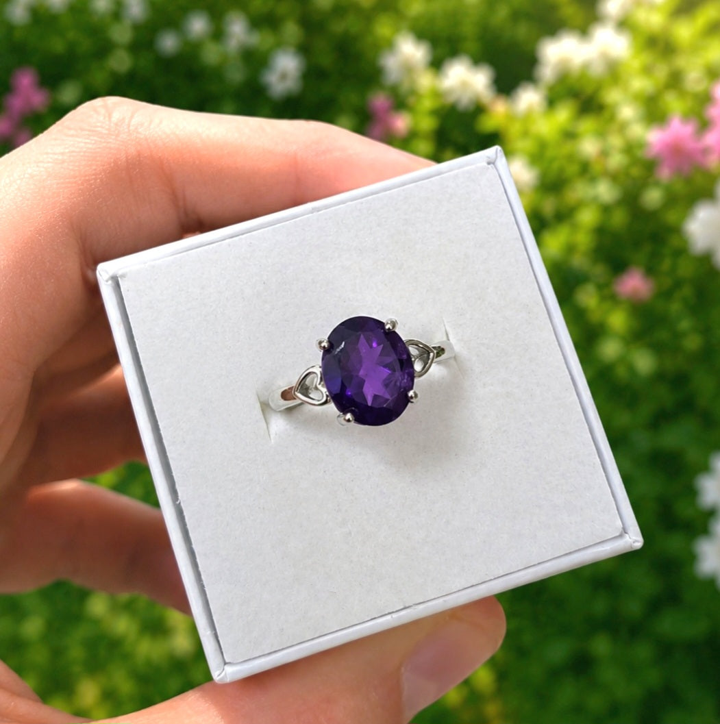 ANELLO IN AMETISTA DARK