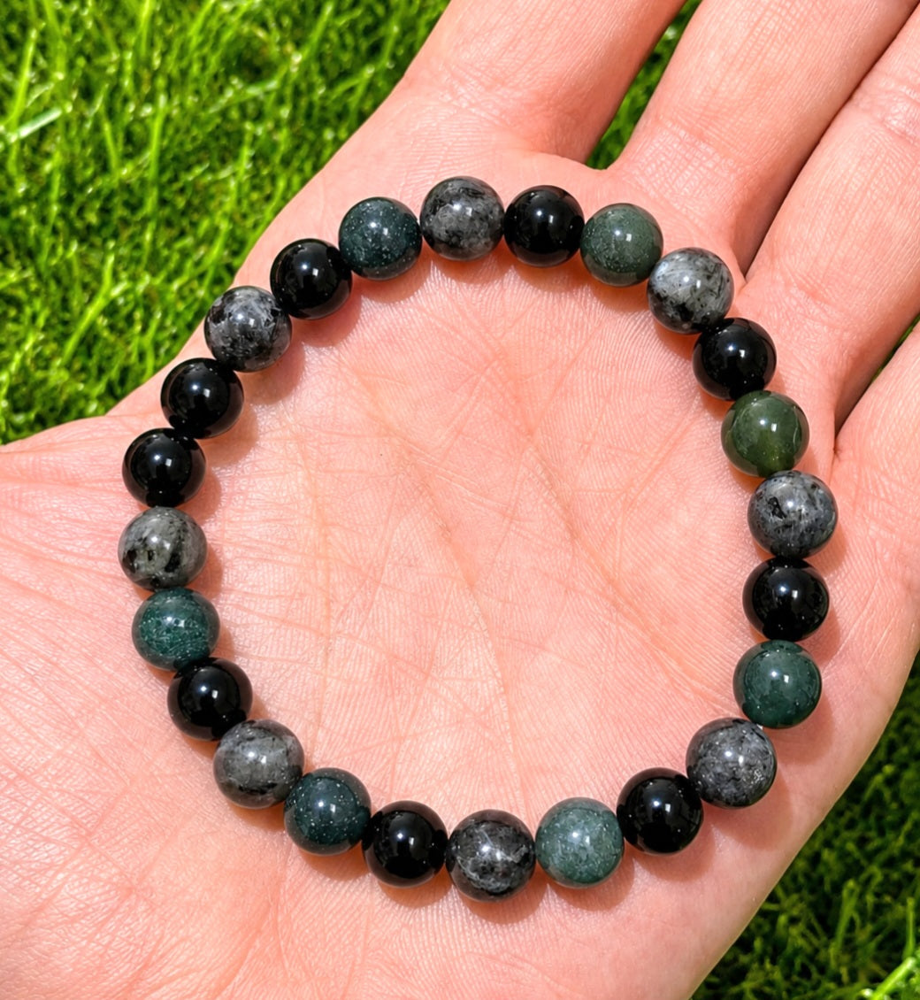 BRACCIALE PROTEZIONE E ABBONDANZA (8MM)