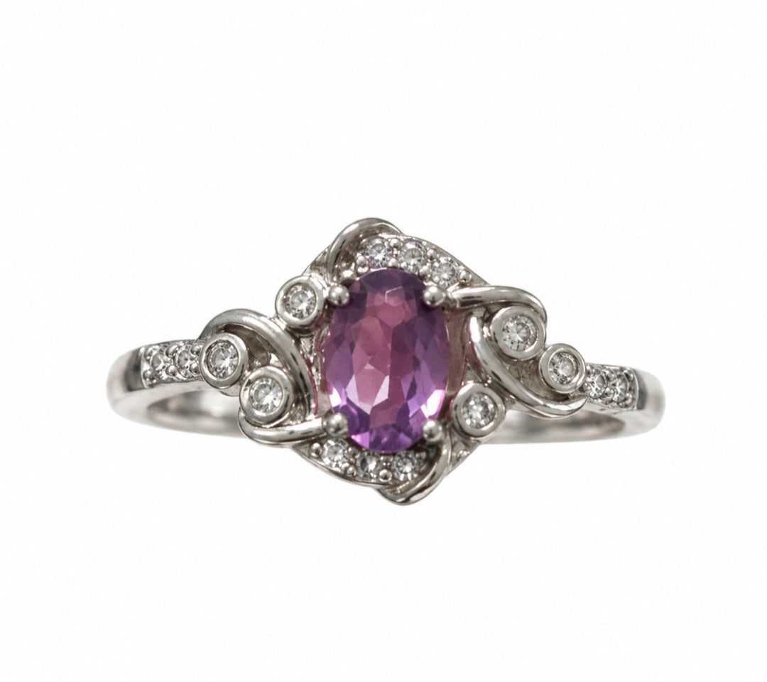 ANELLO IN AMETISTA LAVANDA