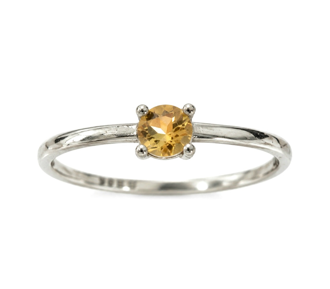 ANELLO SMALL IN CITRINO (ARG.925)