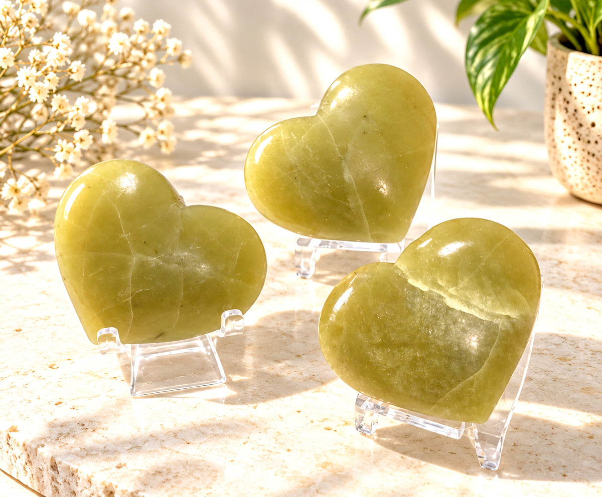 CUORE IN GIADA LEMON