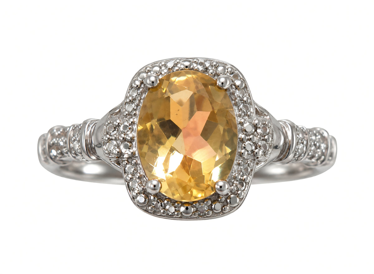 ANELLO IN BIG CITRINO