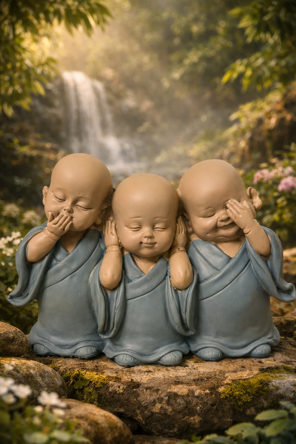 BUDDHA BAMBINO NON PARLO/NON SENTO/NON VEDO