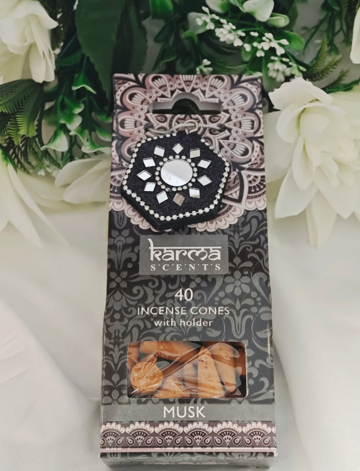 CONI CON BRUCIA INCENSO KARMA SCENTS (40 CONI)