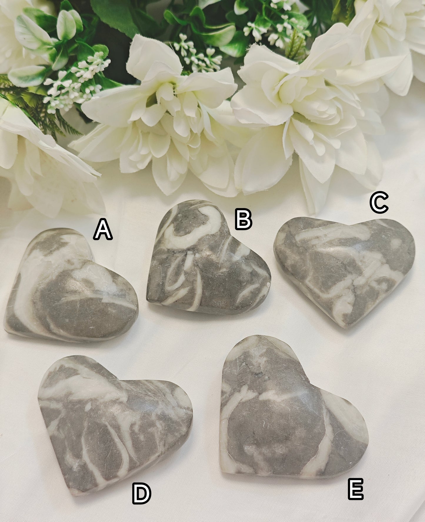 CUORE IN DIASPRO CONCHIGLIA