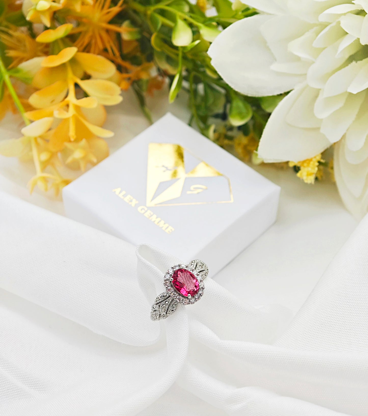 ANELLO IN TOPAZIO ROSA