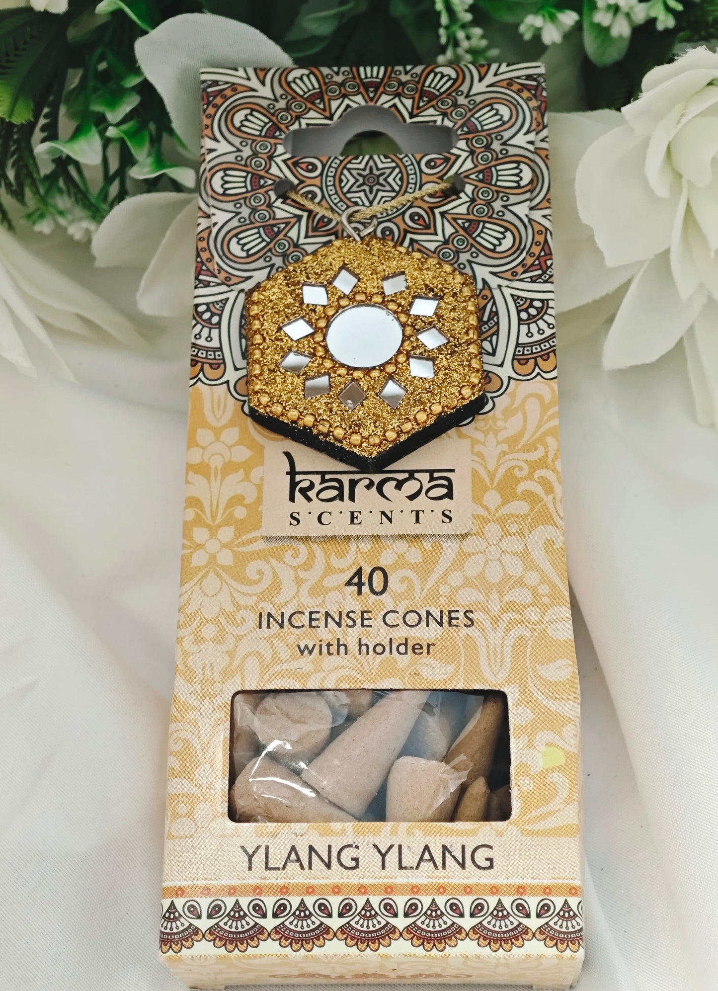 CONI CON BRUCIA INCENSO KARMA SCENTS (40 CONI)
