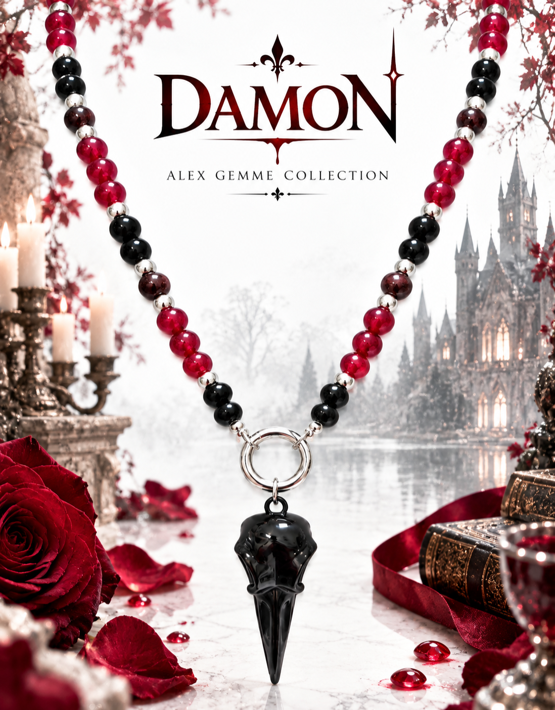 COLLANA DAMON (Ispirata a Vampire Diaries)