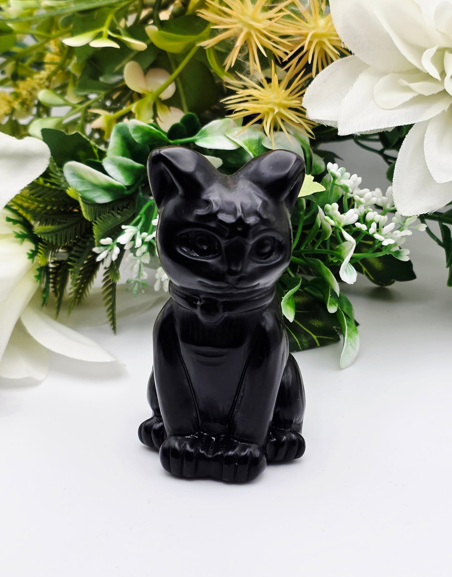 GATTO IN OSSIDIANA NERA