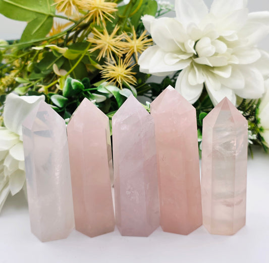 TORRE IN QUARZO ROSA