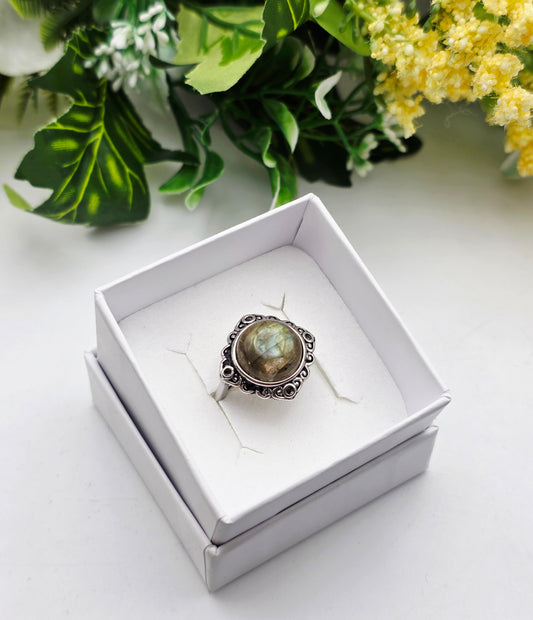 ANELLO IN LABRADORITE