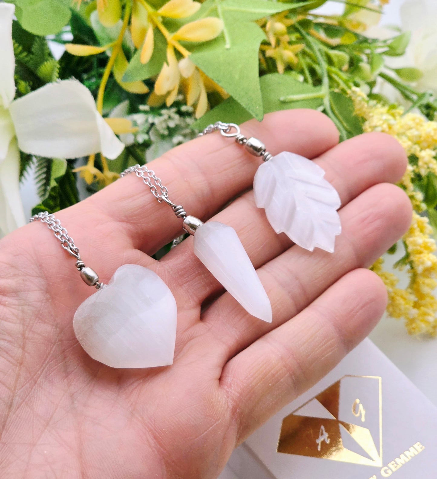 CIONDOLO IN SELENITE