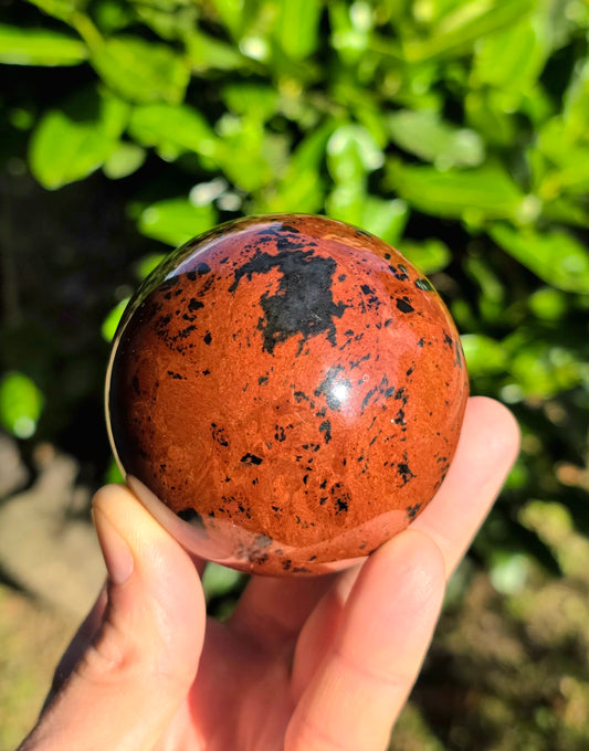 SFERA IN OSSIDIANA MOGANO