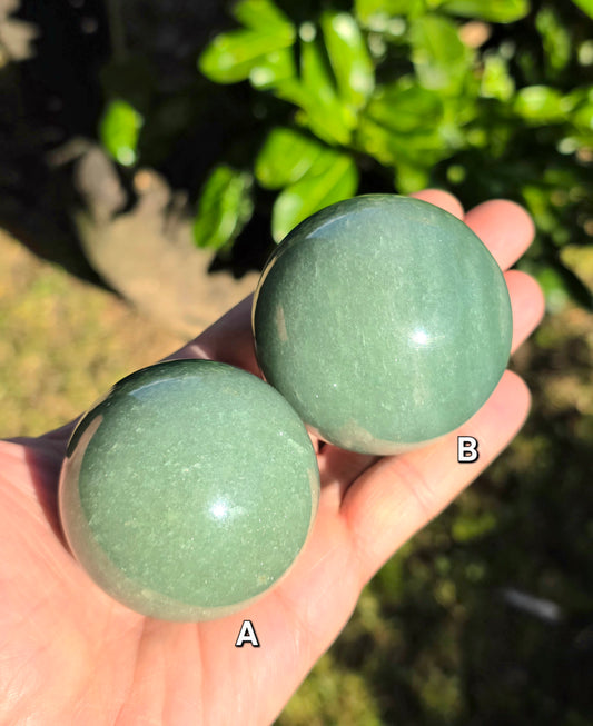 SFERA IN AVVENTURINA VERDE