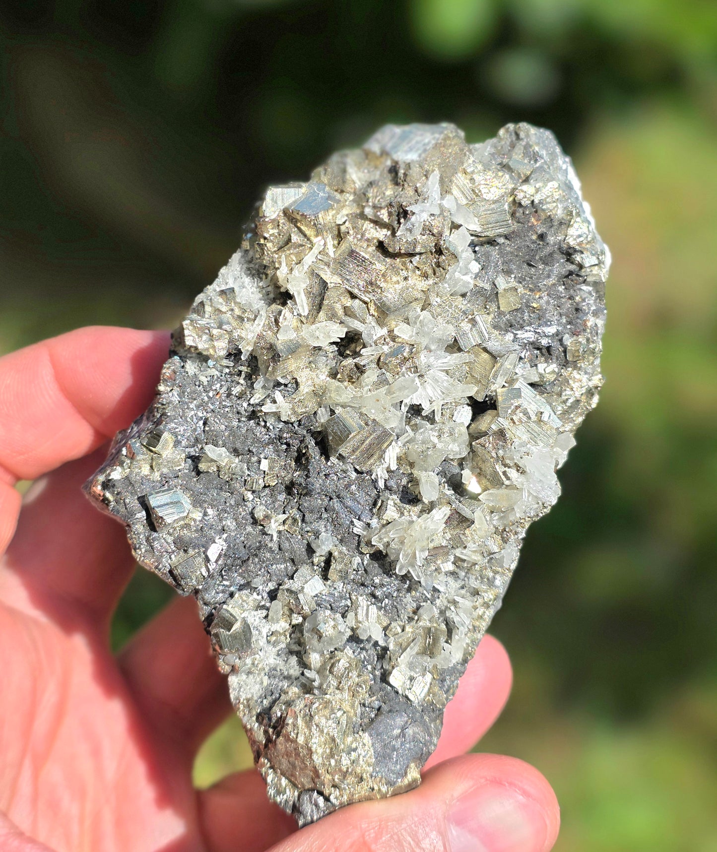 GALENA CON PIRITE E QUARZO