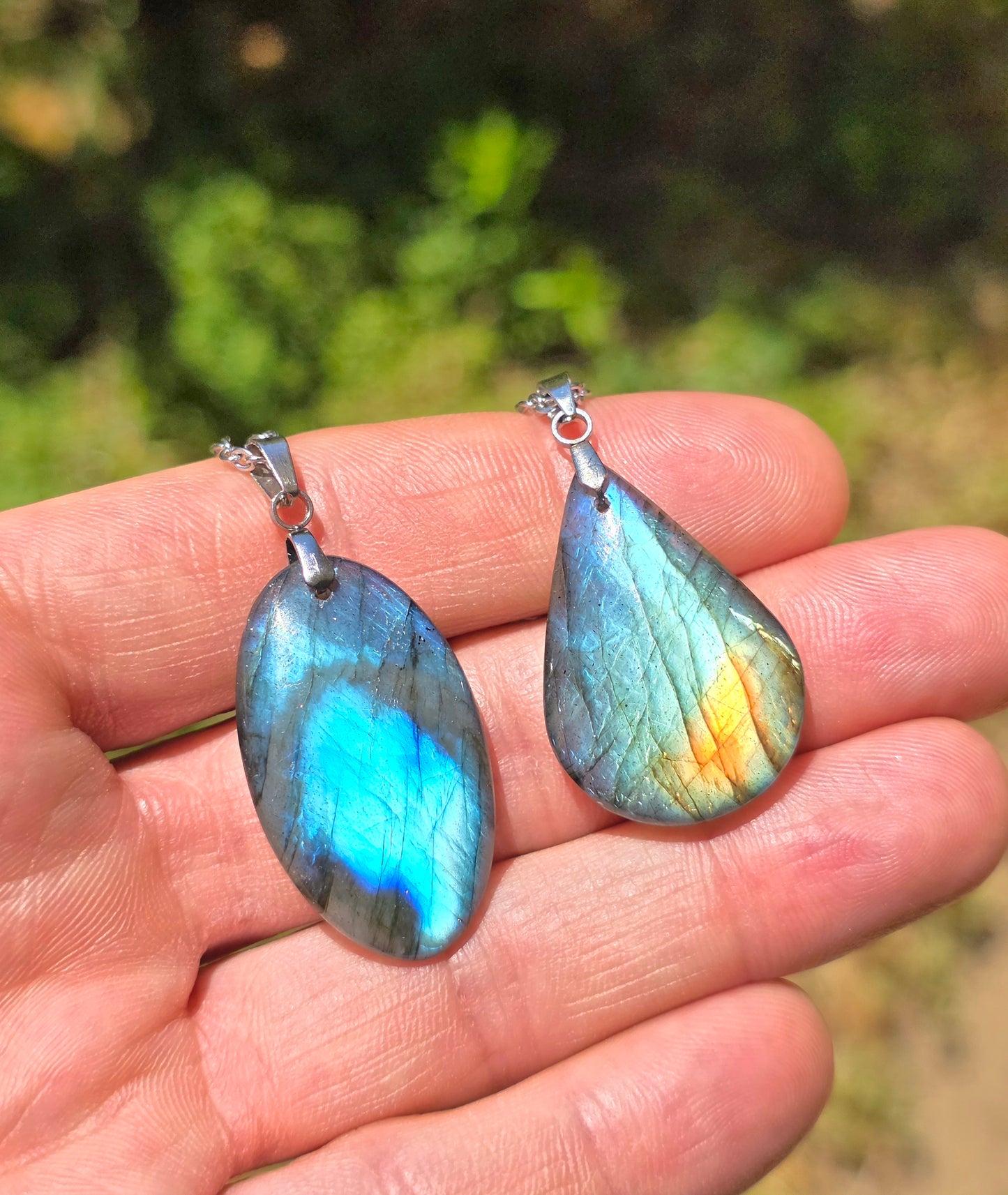 CIONDOLO IN LABRADORITE HQ