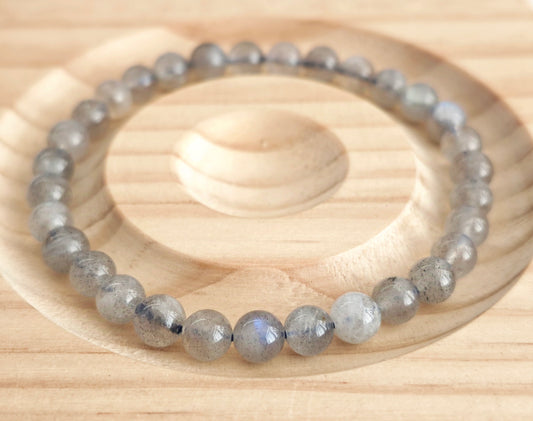 BRACCIALE IN LABRADORITE (6mm)