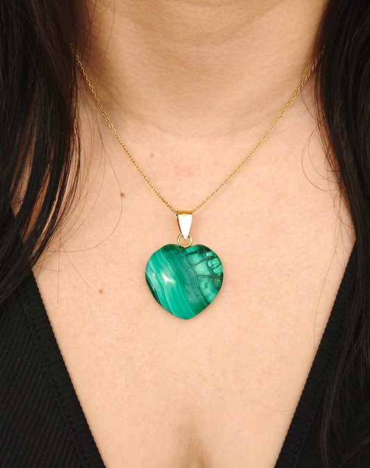 CUORE DI MALACHITE BIG