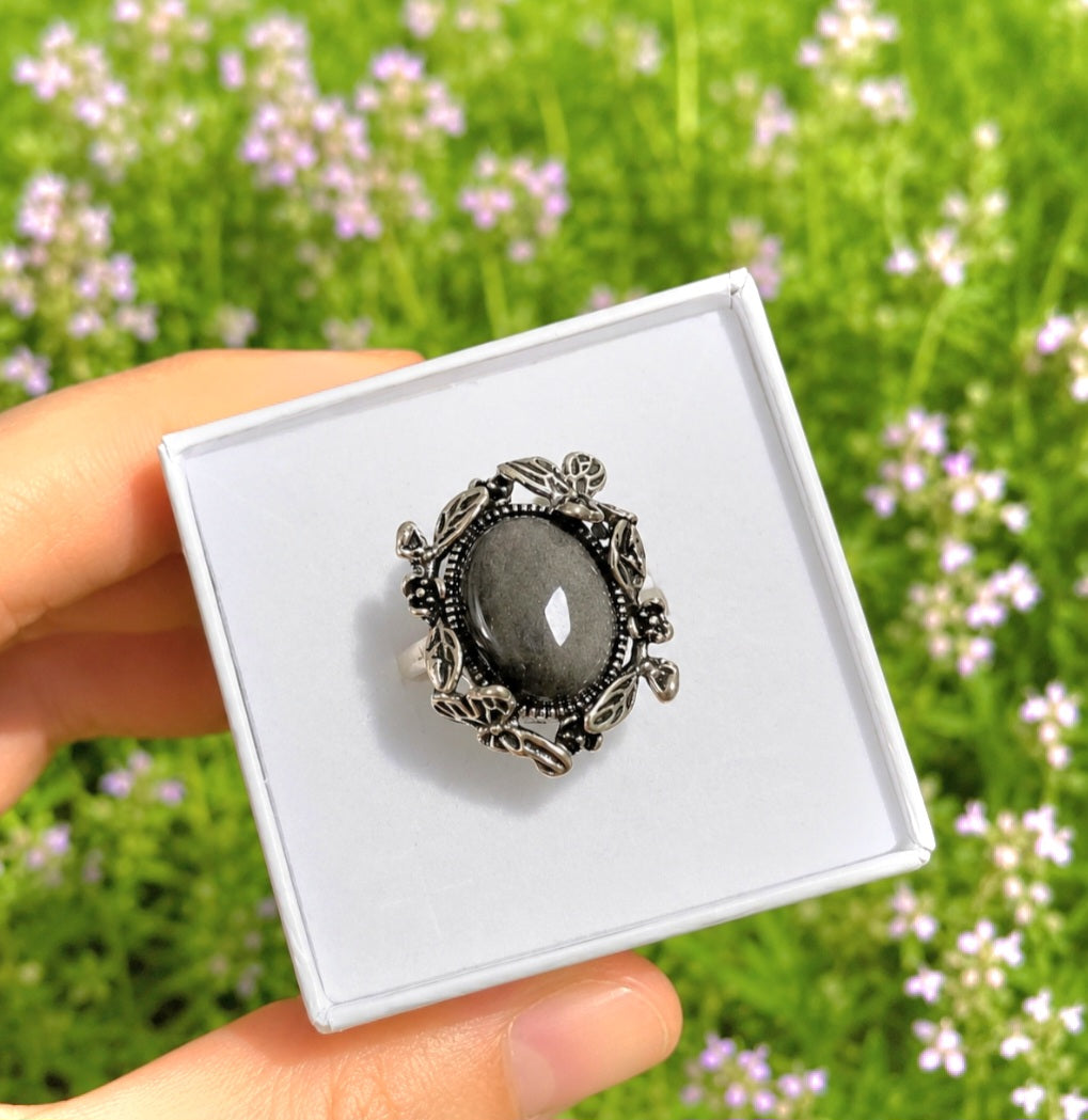 ANELLO BUTTERFLIES IN OSSIDIANA SILVER