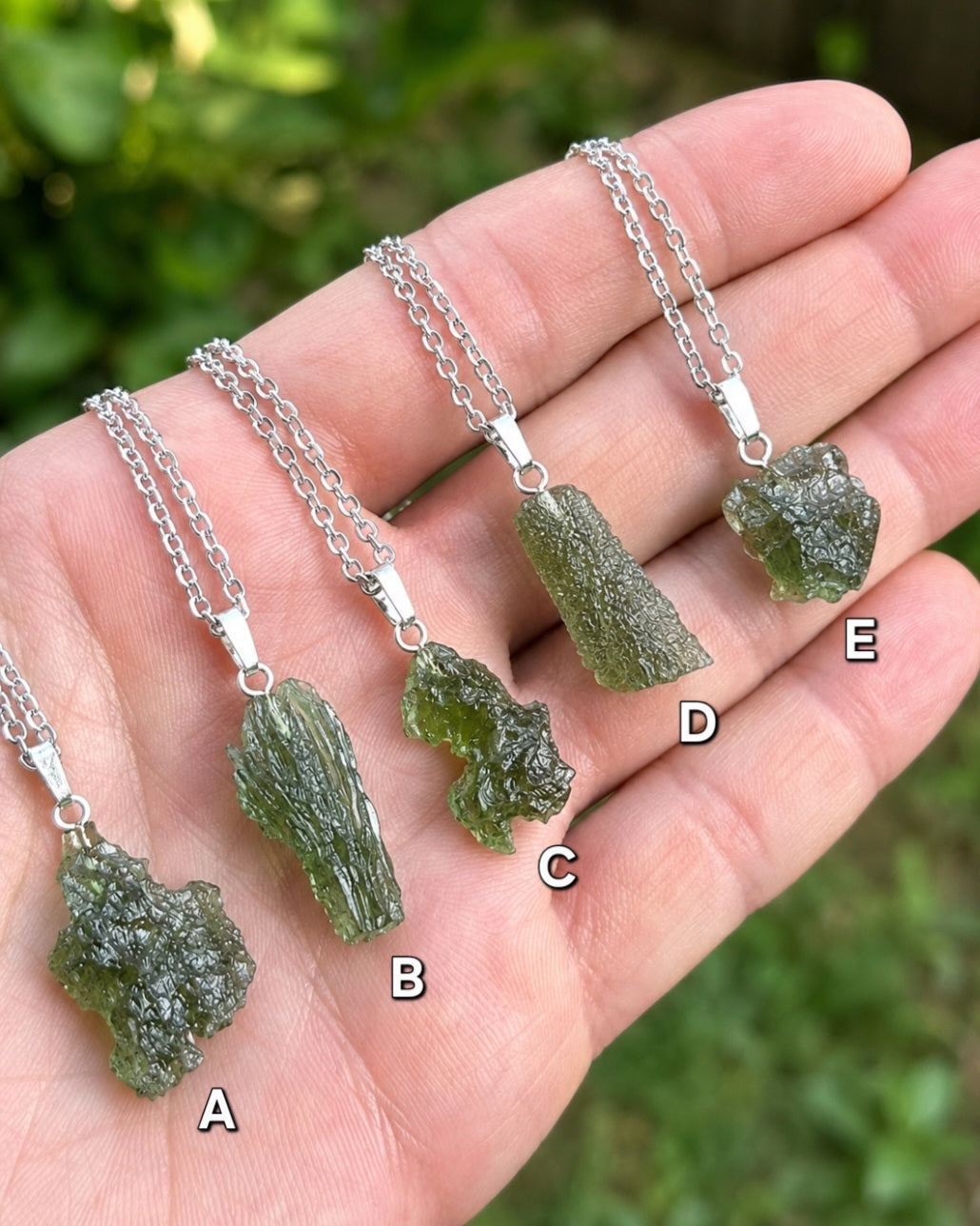 CIONDOLO IN MOLDAVITE HQ