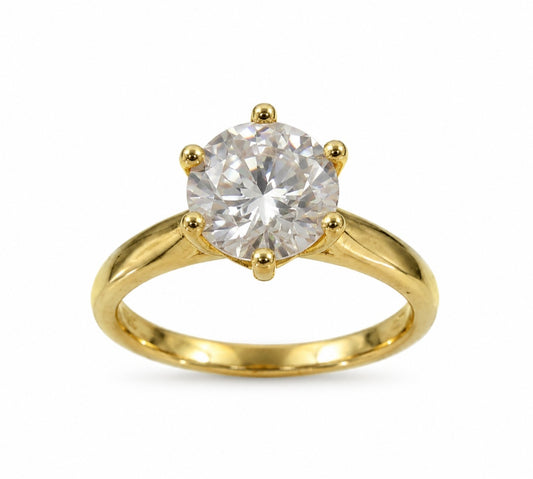 ANELLO GOLD IN MOISSANITE