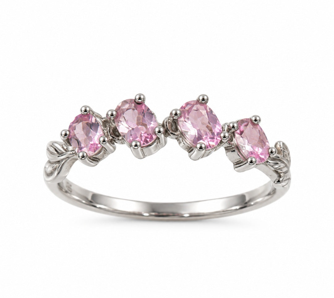 ANELLO VERETTA IN TOPAZIO ROSA