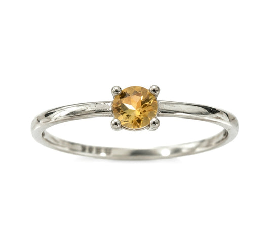 ANELLO SMALL IN CITRINO (ARG.925)