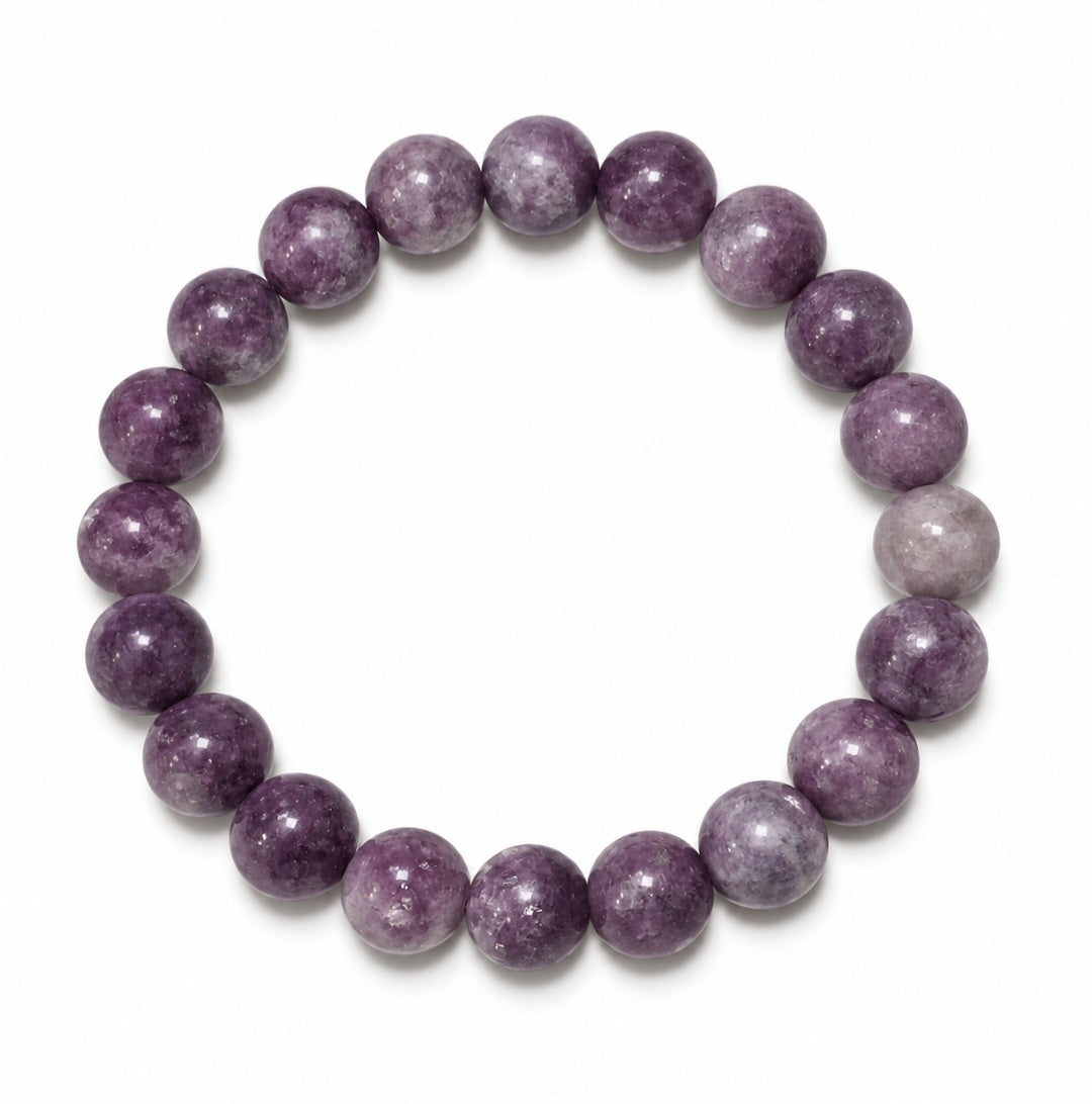 BRACCIALE IN LEPIDOLITE (10mm)