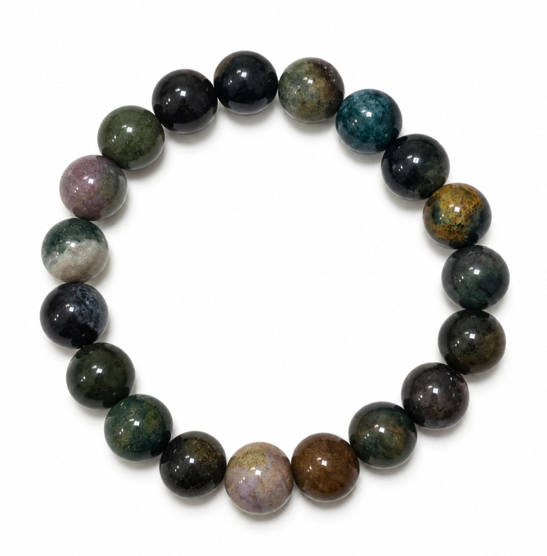 BRACCIALE IN AGATA INDIANA (10mm)