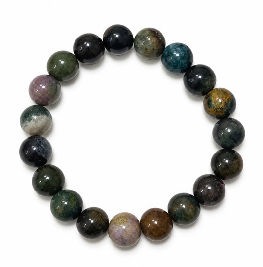 BRACCIALE IN AGATA INDIANA (10mm)