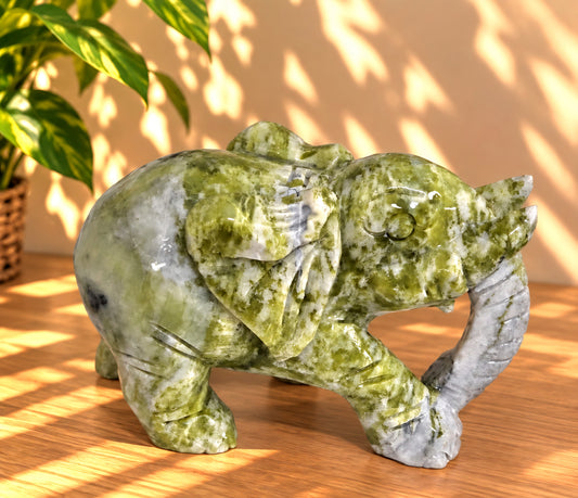 ELEFANTE IN GIADA LEMON 2 (LANTIAN)