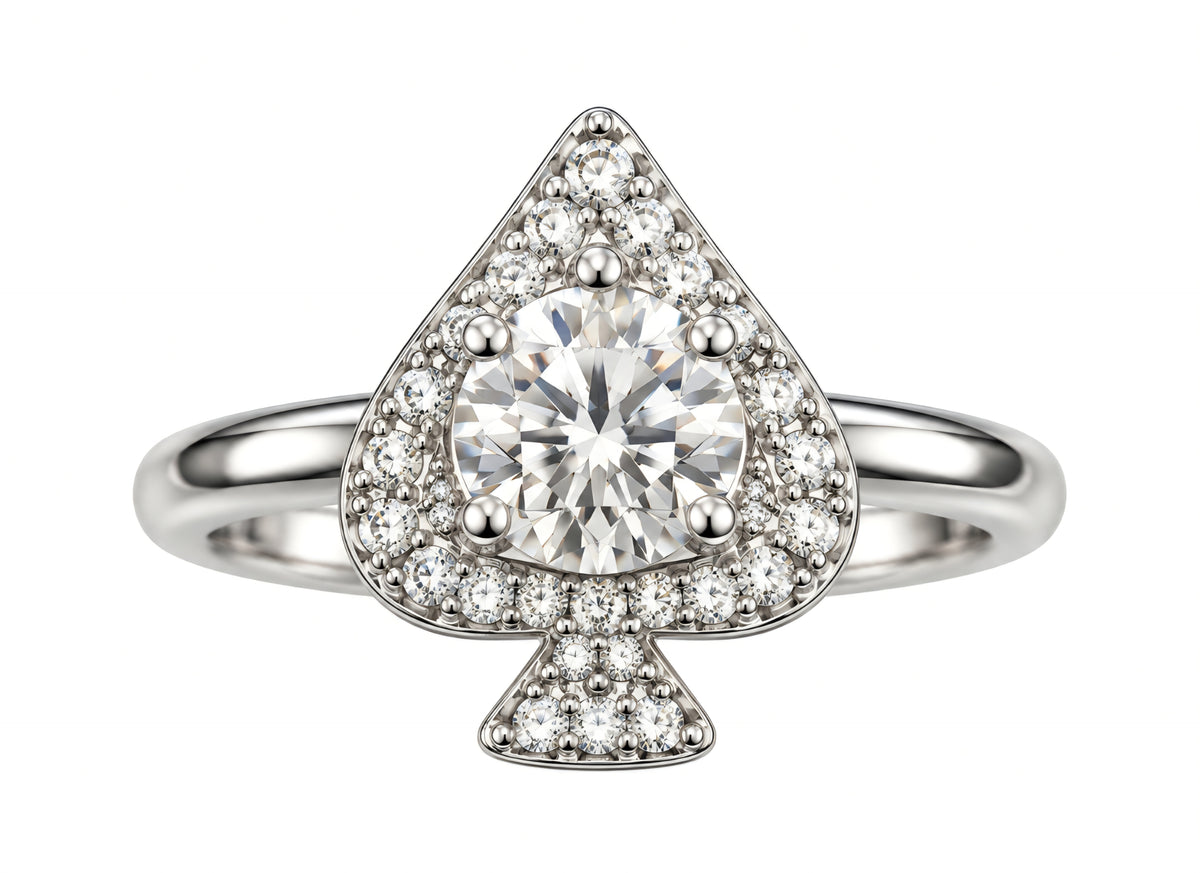 ANELLO PICCHE IN MOISSANITE