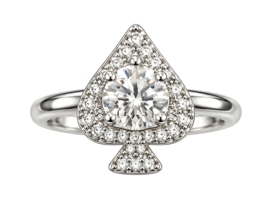 ANELLO PICCHE IN MOISSANITE