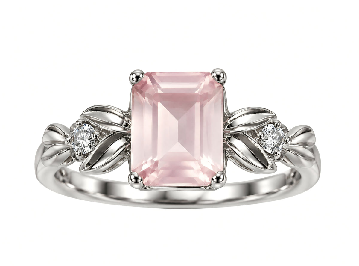 ANELLO IN QUARZO ROSA