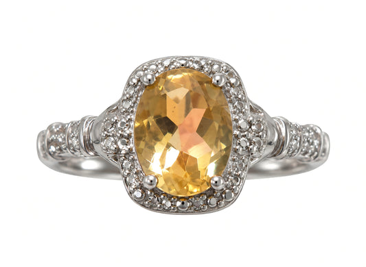 ANELLO IN BIG CITRINO
