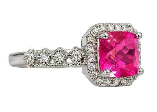 ANELLO IN TOPAZIO ROSA