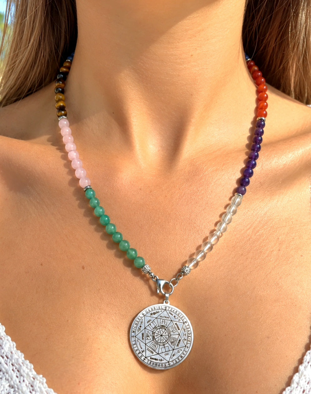 COLLANA SEPTEM 7 ARCANGELI (Smudge e guida attiva sigillo inclusi)