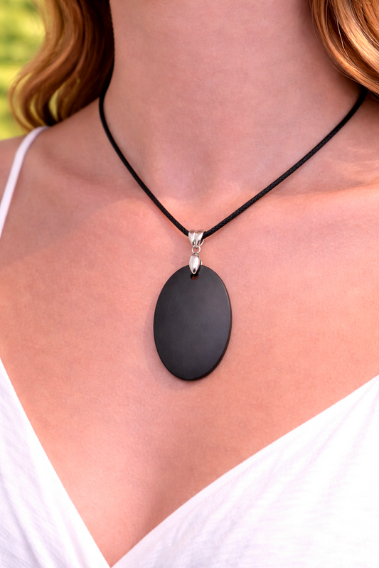 CIONDOLO IN SHUNGITE RUSSA