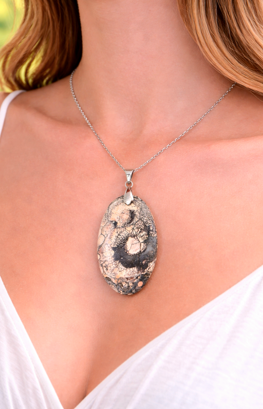 CIONDOLO DIASPRO OCCHIO DI UCCELLO HQ