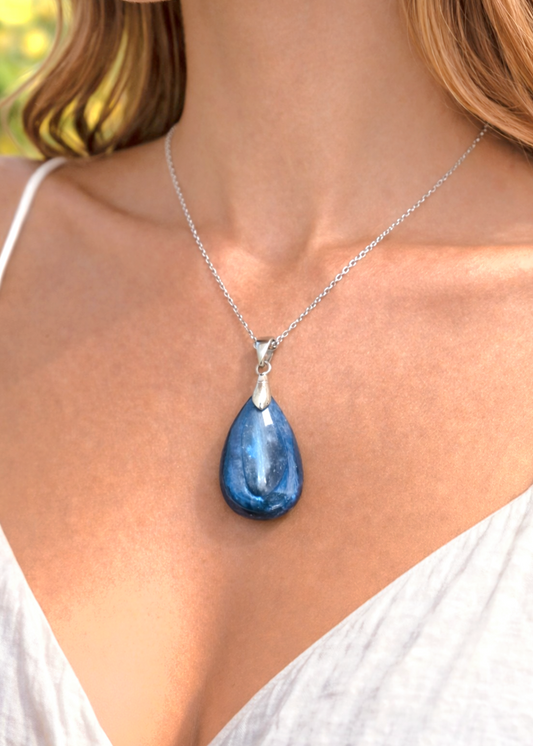 CIONDOLO IN CIANITE BLU HQ