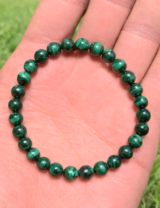 BRACCIALE IN MALACHITE (6mm)