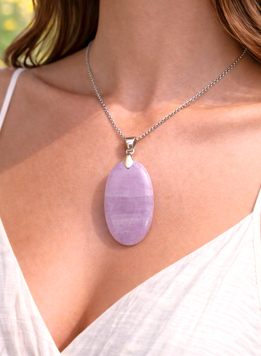 CIONDOLO IN KUNZITE HQ