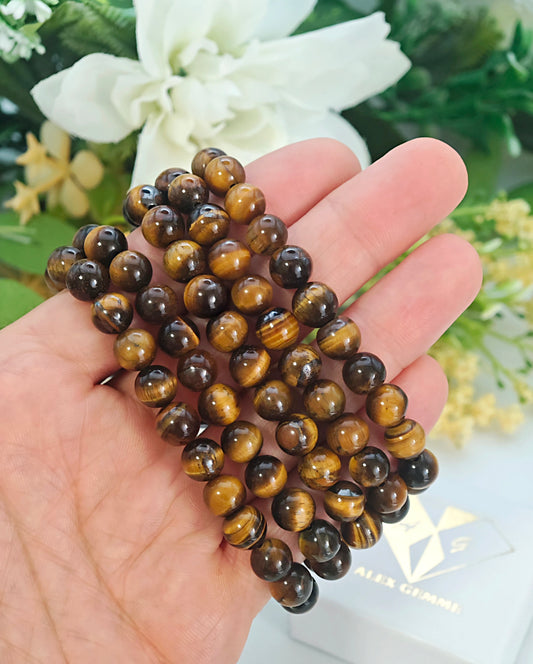 BRACCIALE IN OCCHIO DI TIGRE (8mm)