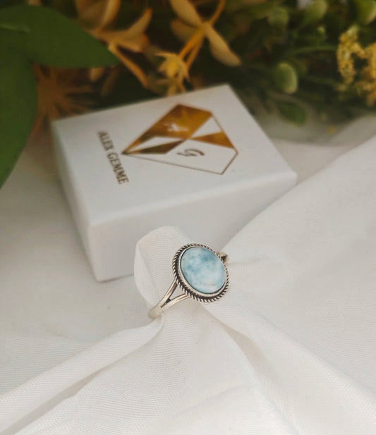 ANELLO "ONDA CHIARA" IN LARIMAR