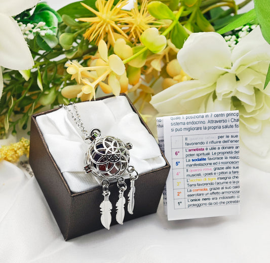 CIONDOLO 7 CHAKRA CHIAMA ANGELI ACCHIAPPASOGNI