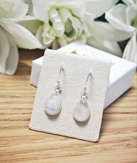 ORECCHINI NOELYA IN LABRADORITE BIANCA