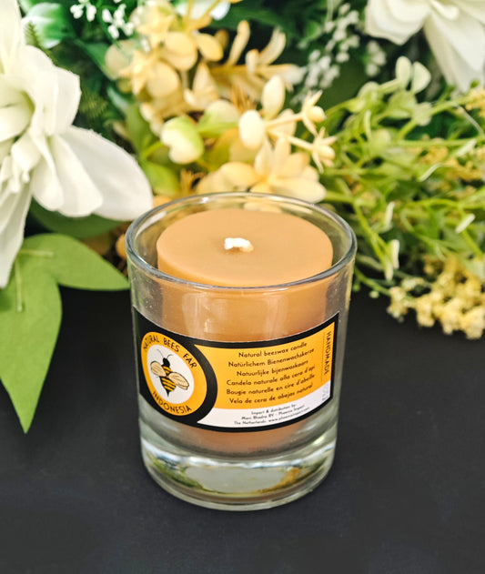 CANDELA IN CERA D'API NATURALE