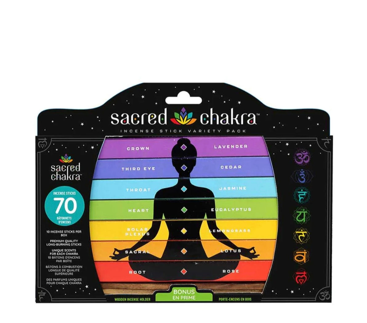 INCENSO STICKS SACRED CHAKRA